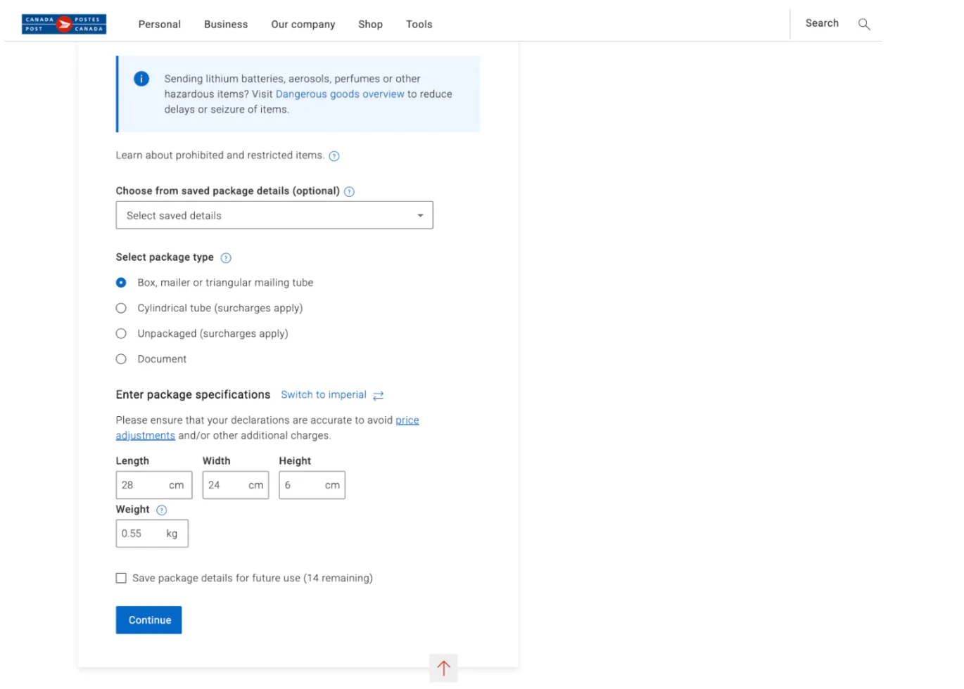 Shiping Manager flow